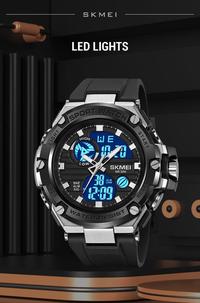Gambar Jam Tangan Sport Pria Analog Digital SKMEI 2119 Water Resist Original - Silver dari SKMEI MURAH & ORIGINAL undefined 4 Tokopedia