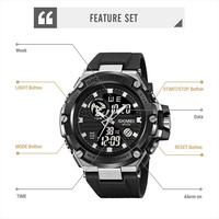 Gambar Jam Tangan Sport Pria Analog Digital SKMEI 2119 Water Resist Original - Silver dari SKMEI MURAH & ORIGINAL undefined 3 Tokopedia