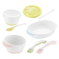 Gambar Richell Basic Feeding Set (Set Alat Makan Bayi) dari Clemen Baby Shop undefined 2 Tokopedia