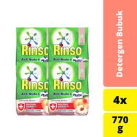 Gambar Rinso SensiFresh Detergent Bubuk Deterjen Wangi Segar 48 Jam Japanese Peach 770gr isi 4 dari Unilever Official Store undefined 1 Tokopedia