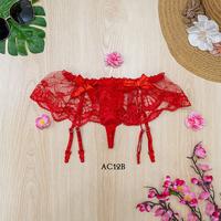 Gambar Garter Belt Merah Sexy Untuk Pengait Stoking Lingerie Model Lace Ac12B dari @ulum str undefined 5 Tokopedia