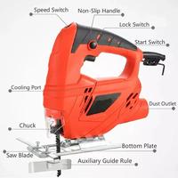 Gambar NEW Electric Jigsaw 1200W power tools cutting wood Household Chainsaw dari Master Starr undefined 2 Tokopedia