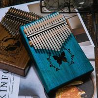 Gambar SR kalimba 17 key mahogany thumb piano mbira musical Instrument dari SunnyGo Ready undefined 2 Tokopedia