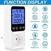 Gambar Stop Kontak Watt Meter Overload Cost Alarm Digital Display - PM08-EU dari rindu terang undefined 2 Tokopedia