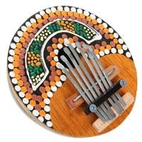 Gambar SR 7 Keys Thumb Piano Musical Instrument Beginner Natural Cocon dari SunnyGo Ready undefined 3 Tokopedia