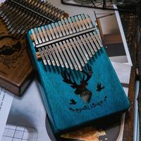 Gambar SR kalimba 17 key mahogany thumb piano mbira musical Instrument dari SunnyGo Ready undefined 4 Tokopedia