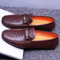 Gambar Panarybody - Sepatu Pria Slip On Loafers Kasual Hitam Sepatu Cowok - 1909 COKLAT, 39 dari nilmas22 undefined 5 Tokopedia