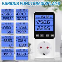 Gambar Stop Kontak Watt Meter Overload Cost Alarm Digital Display - PM08-EU dari rindu terang undefined 1 Tokopedia