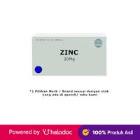 Gambar Zinc 20 mg 10 Tablet - Obat Diare - Halodoc dari Apotek K24 Indraprasta Semarang undefined 1 Tokopedia