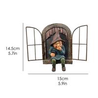 Gambar SH Mischievous Garden Statues Outdoor Gardening Dwarf Ornaments dari Sunny High undefined 2 Tokopedia