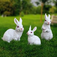 Gambar SH Large Resin Bunny Rabbit Figurines Garden Ornament Outdoor A dari Sunny High undefined 1 Tokopedia