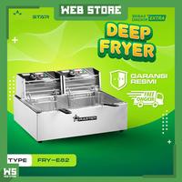 Gambar Penggorengan Ayam Listrik Electric Double Deep Fryer FRY-E82 WIRASTAR - Kayu dari WEB STORE INDONESIA undefined 3 Tokopedia
