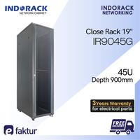 Gambar Indorack Close Rack 45U Glass Door Rack Server 19" Depth 900mm IR Best dari HARDWARECOLLECTIONBDG undefined 1 Tokopedia