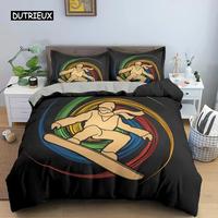 Gambar DJ Sport Player King Queen Duvet Cover Skiing Action Bedding Se dari Delphi Joy undefined 1 Tokopedia