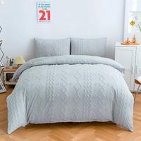 Gambar DJ Modern Simple Solid Color Stripe Bedding Set Geometry Comfor dari Delphi Joy undefined 4 Tokopedia