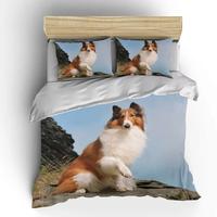 Gambar DJ 10 sizes World famous dog Bedding Set Cartoon Duvet Cover Pi dari Delphi Joy undefined 3 Tokopedia