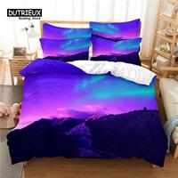 Gambar DJ Colorful Aurora Duvet Cover Set Fashion Bedding Set Soft C dari Delphi Joy undefined 1 Tokopedia