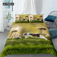 Gambar DJ Cat Duvet Cover Set Pet Cats Pattern Bedding Set Cute Kitten dari Delphi Joy undefined 4 Tokopedia