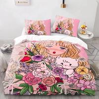 Gambar DJ MikkoRabbit B1121 Anime Bedding Set Cartoon Duvet Cover Pill dari Delphi Joy undefined 3 Tokopedia