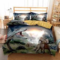 Gambar DJ 3D digital printed bedding set dinosaur park duvet cover pil dari Delphi Joy undefined 2 Tokopedia