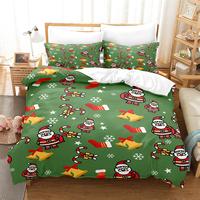 Gambar DJ Cartoon Christmas Bedding Set Duvet Cover Set 3d Bedding Dig dari Delphi Joy undefined 1 Tokopedia