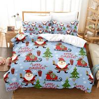 Gambar DJ Cartoon Christmas Bedding Set Duvet Cover Set 3d Bedding Dig dari Delphi Joy undefined 4 Tokopedia