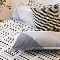 Gambar DJ Duvet Cover Set Bedding Set White Black Geometric Bedding wi dari Delphi Joy undefined 5 Tokopedia