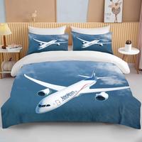Gambar DJ fashion 3D Printed Airplane Plane Bedding Set Cartoon Duvet dari Delphi Joy undefined 3 Tokopedia
