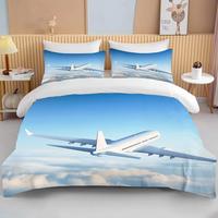 Gambar DJ fashion 3D Printed Airplane Plane Bedding Set Cartoon Duvet dari Delphi Joy undefined 2 Tokopedia
