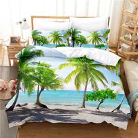 Gambar DJ Coconut Tree Bedding Set Duvet Cover Set 3d Bedding Digital dari Delphi Joy undefined 2 Tokopedia