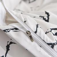 Gambar DJ Black and White Bedding Set for Double Bed sabanas cama matr dari Delphi Joy undefined 2 Tokopedia
