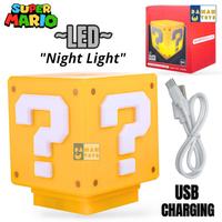 Gambar Super Mario Led Question Mark Lampu Sentuh Tanda Tanya Night Light dari tesi shop undefined 1 Tokopedia