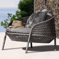 Gambar FK European Rattan Outdoor Garden Sofas Courtyard Single Sofa C dari Felisha Kebahagiaan undefined 2 Tokopedia