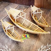 Gambar Miniatur Pajangan Kapal, Perahu, Kelotok - Rotan Murni Batang dari Pat salon undefined 5 Tokopedia