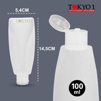 Gambar Tokyo 1 One Touch Tube Bottle 100ml Botol Isi Ulang Refill Lotion 6249 dari Cahaya Terang Market undefined 2 Tokopedia