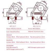 Gambar Raiser Motowolf Raiser Stang Motowolf Raiser Adv Universal Alloy Cnc dari Iyan Kabel undefined 2 Tokopedia