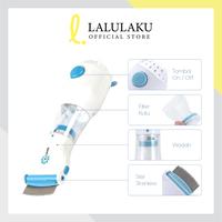 Gambar (Dchv) Sisir Kutu Rambut Elektrik V-Comb Vacum Vacuum Terbaru Licetec dari Decheveu undefined 2 Tokopedia
