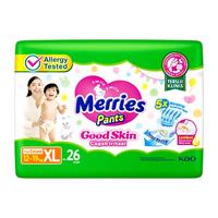 Gambar MERRIES PANTS GOOD SKIN XL 26 PCS - POPOK dari Hypermart Tole Iskandar undefined 1 Tokopedia