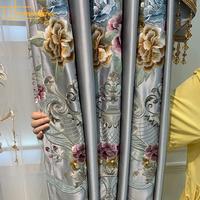 Gambar Luxury European-Style Luster Embroidery Gauze Curtains For dari In Goods Store undefined 3 Tokopedia