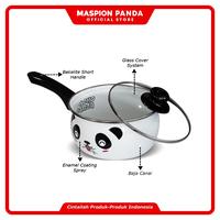 Gambar #YJK - Maspion Saucepan Hello Panda 18 cm with Glass Cover - Panci dari AMBAR AWANG undefined 3 Tokopedia