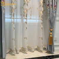 Gambar Luxury European-Style Luster Embroidery Gauze Curtains For dari In Goods Store undefined 4 Tokopedia