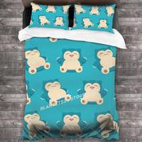 Gambar JB 3D Snorlax Bedding Set Duvet Cover Pillowcases Comforter Bed dari Jaya Bom undefined 2 Tokopedia