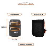 Gambar Alat Masak Camping Nesting Cooking Set DH-100 Dhaulagiri dari EXFIF undefined 2 Tokopedia