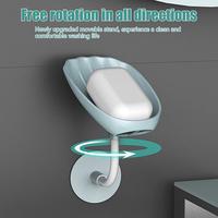 Gambar New Leaf Shape Soap Box Drain Soap Holder Box Bathroom Accessories dari Rasihcloth undefined 3 Tokopedia