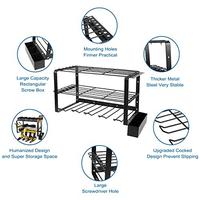 Gambar Power Tool Organizer Storage Rack, Heavy Duty Floating Power dari Sentral Handtools undefined 2 Tokopedia