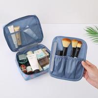 Gambar Travel Pouch / Tas Kosmetik Multifungsi Kosmetik Pouch Tas Make Up - Biru Muda dari Lilia Stuff_NEW undefined 3 Tokopedia