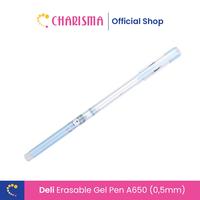Gambar Deli Erasable Gel Pen 0.5 Black - Puplen Hapus Gel 0.5 Hitam A650 Merk - Hijau dari Charismakucom undefined 5 Tokopedia
