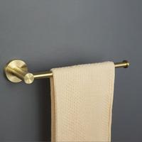 Gambar Gold Bathroom Accessories Towel Bar Rail Shelf Toilet Brush Holder dari mahmudahkacamata undefined 2 Tokopedia