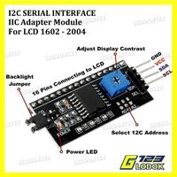 Gambar IIC I2C Serial Interface For LCD 1602 to 2004 Backpack Board Arduino dari Rena Falemas undefined 4 Tokopedia
