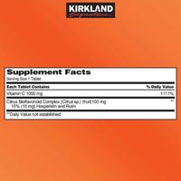 Gambar Kirkland Vitamin C 1000mg Rose Hips Bioflavonoid mg vit c bukan gnc dari GERISYA_official undefined 2 Tokopedia